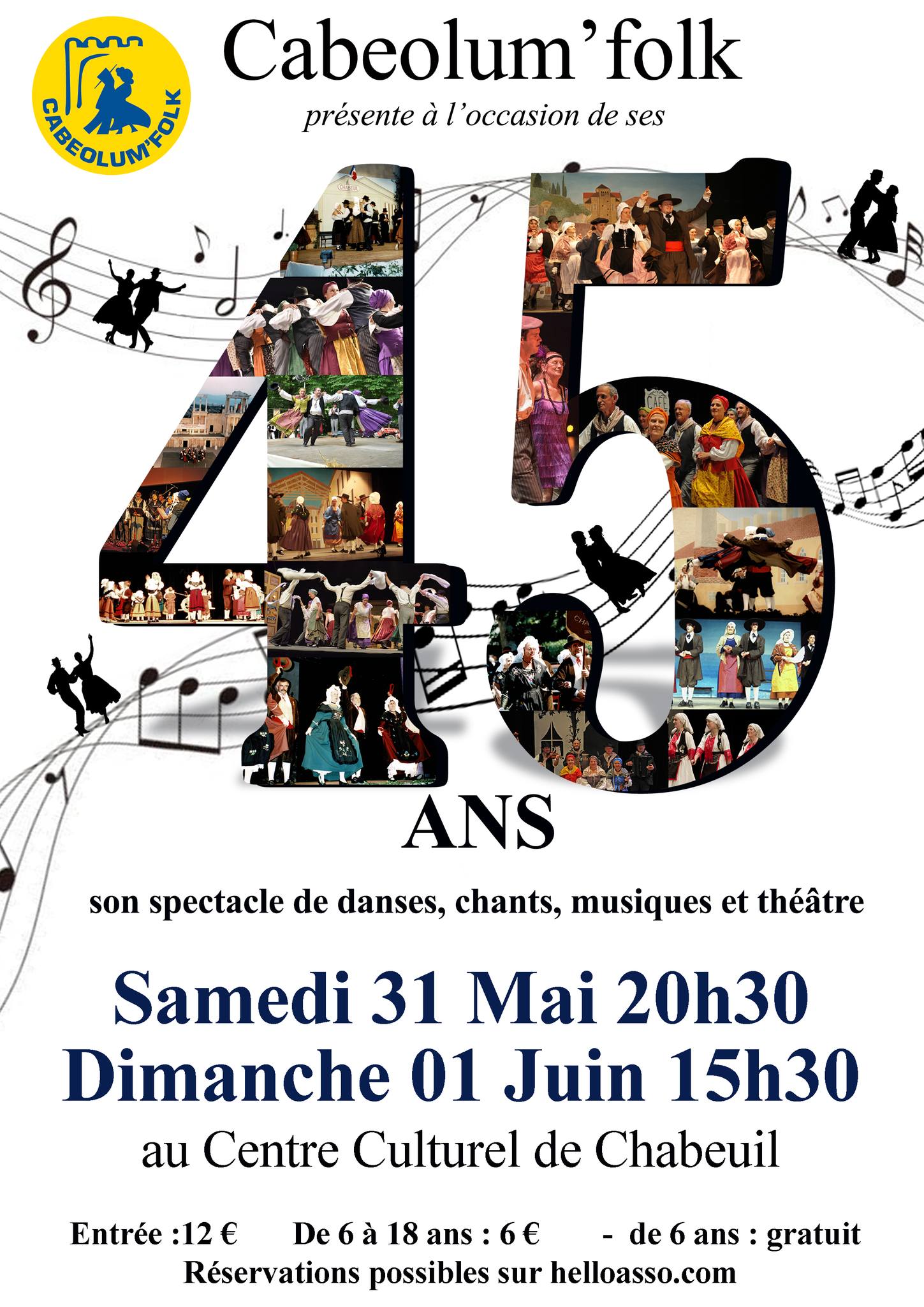 Danse : Cabéolum Folk fête ses 45 ans