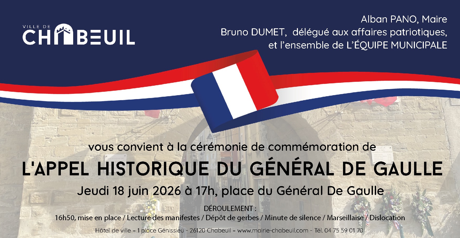 L'appel historique du général de Gaulle